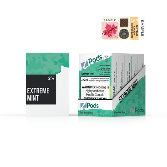 Z Pods (5pc/Carton) - Extreme Mint