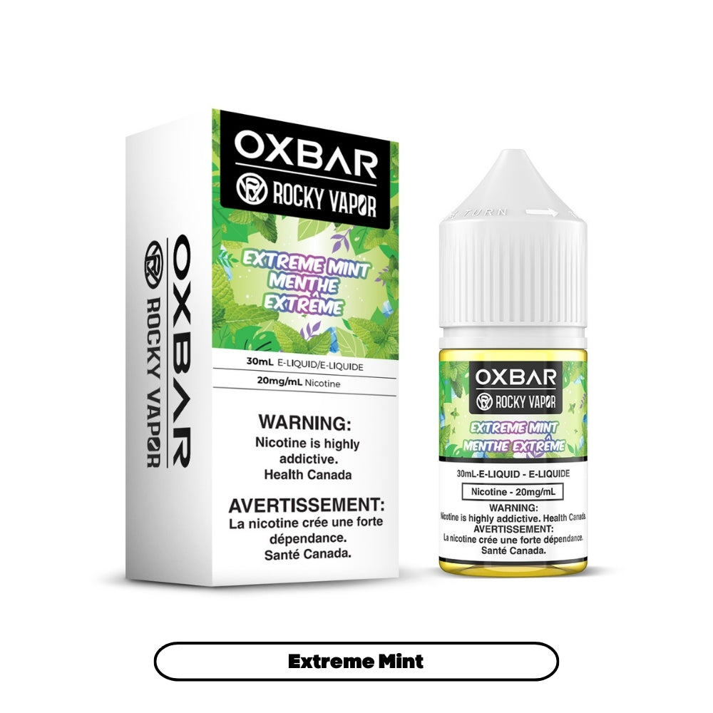 Rocky Vapor Oxbar E-liquids - Extreme Mint [Ontario]