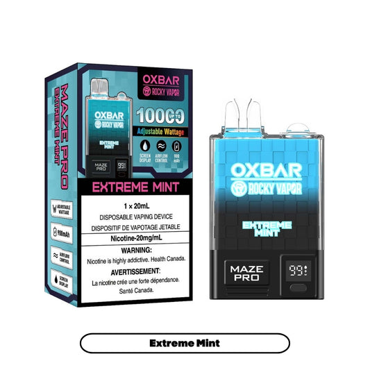 Rocky Vapor Oxbar Maze Pro - Extreme Mint (5pc/Carton) [Federal]