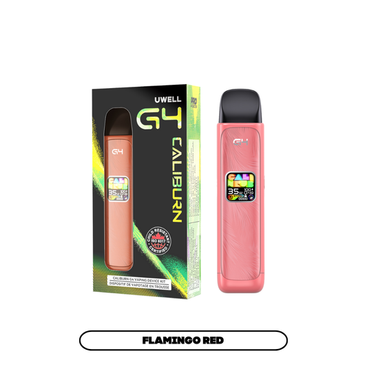 UWELL CALIBURN G4 POD KIT [CRC] - FLAMINGO RED
