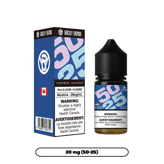 Rocky Vapor E-Liquid - Flavorless 50-25 [Quebec]