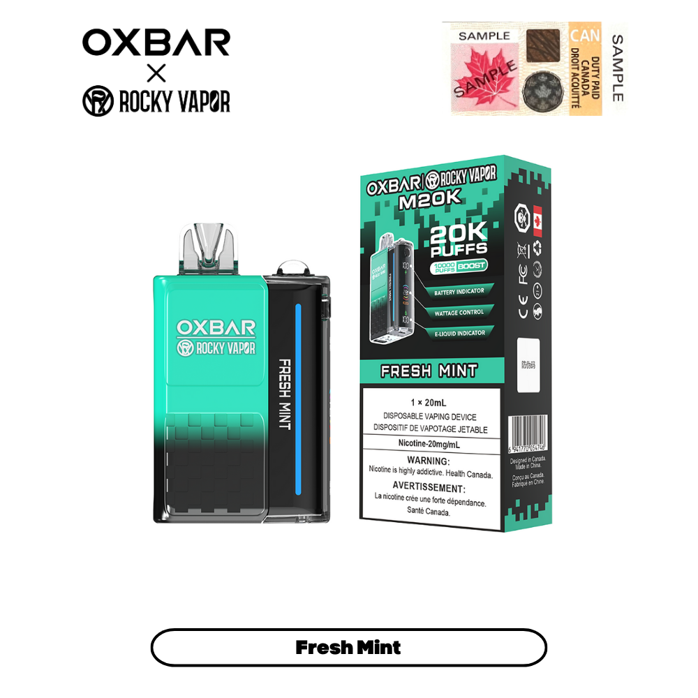 Rocky Vapor Oxbar M20K - Fresh Mint