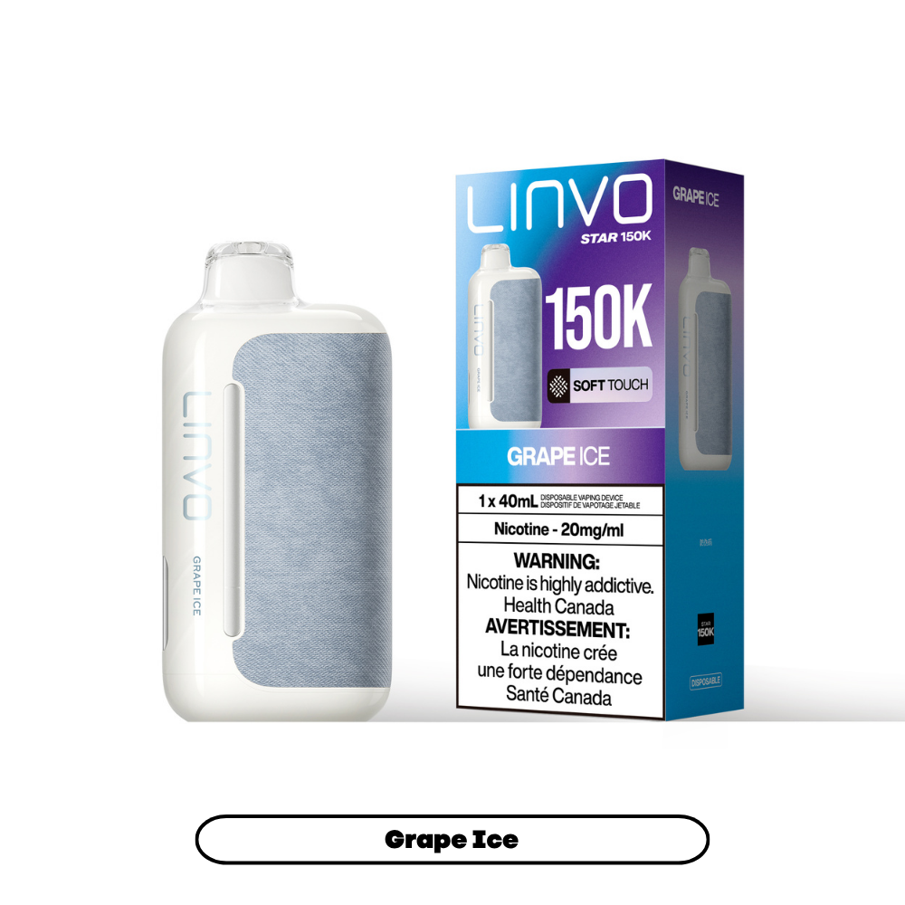Linvo Star 150K - Grape Ice (4pc/Carton) [Federal]