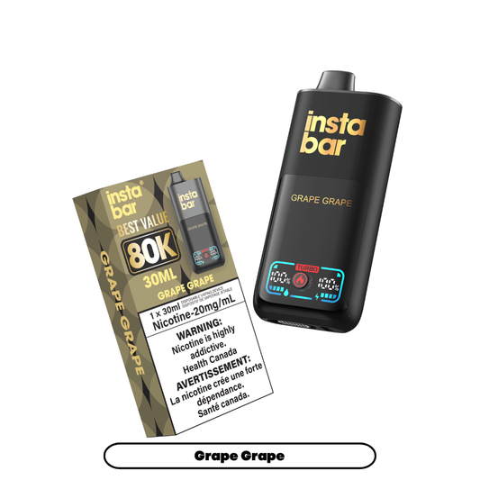 Insta Bar 80K - Grape Grape (4pc/Carton) [Ontario]
