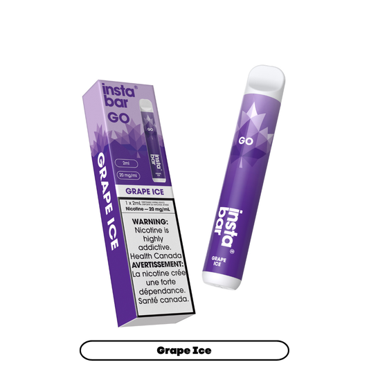 Insta Bar GO - Grape Ice (6pc/Carton) [Alberta]