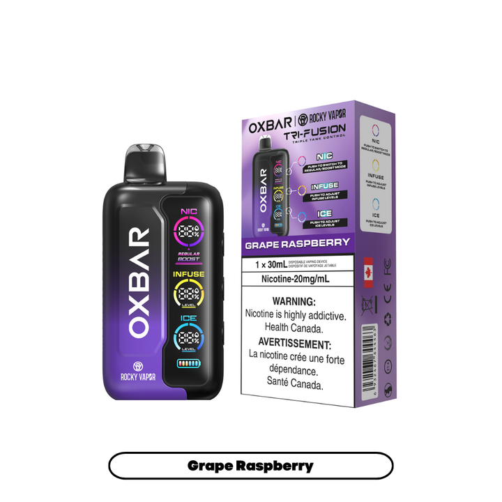 Rocky Vapor Oxbar Tri Fusion (5pc/Carton) [Federal] – Nimbus Distro