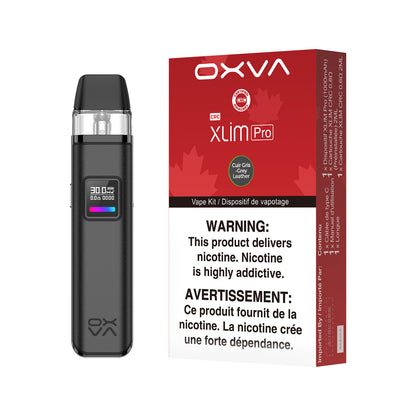 OXVA XLIM PRO POD KIT [CRC] - Grey Leather