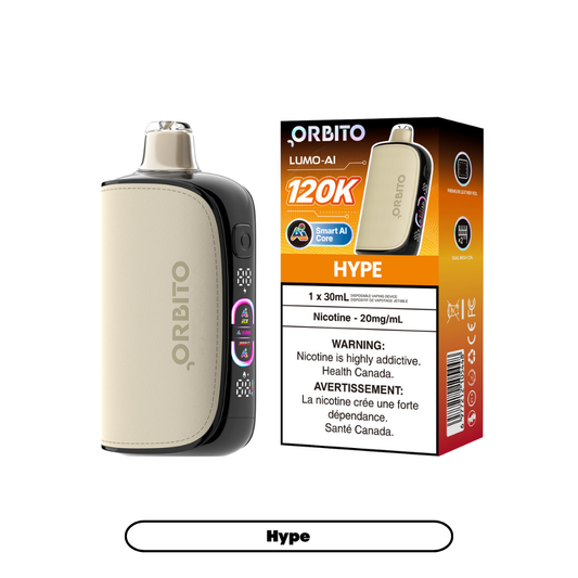 Orbito Lumo AI 120K (20mg) - Hype (4pc/Carton) [Alberta]