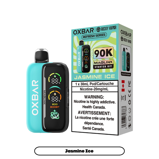Rocky Vapor Oxbar Maglink - Refresh Series - Jasmine Ice (4pc/Carton) [Federal] {Starter Kit}