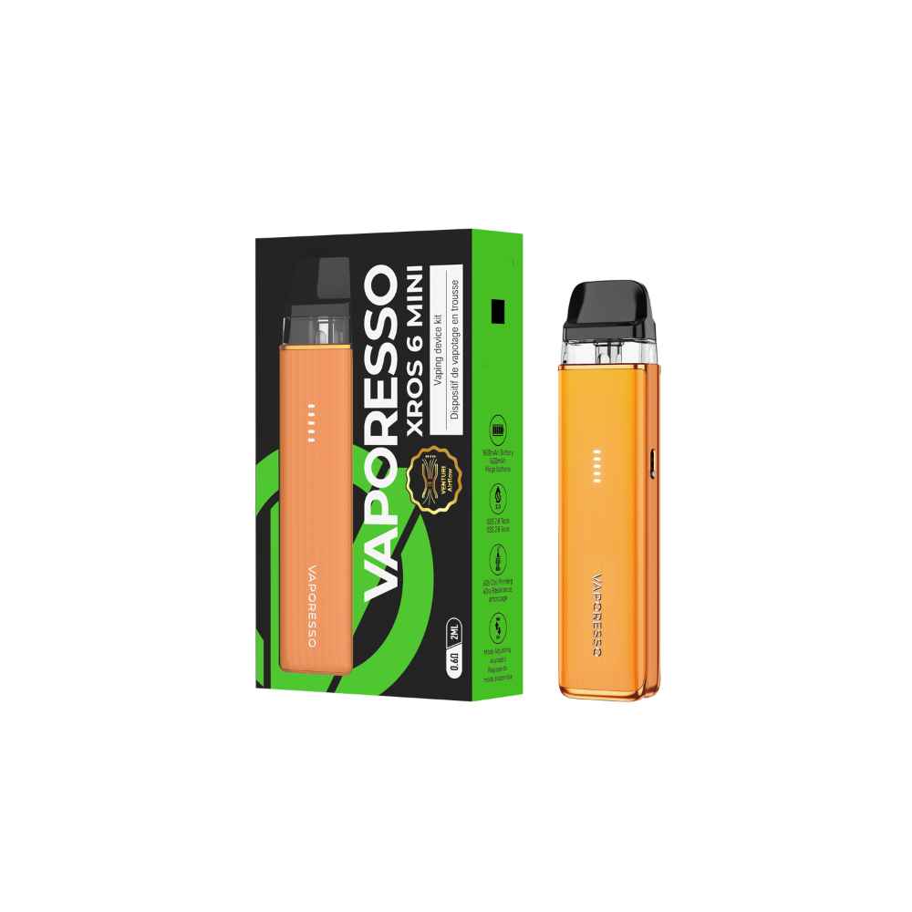 VAPORESSO XROS 6 MINI POD KIT [CRC] - JELLY ORANGE