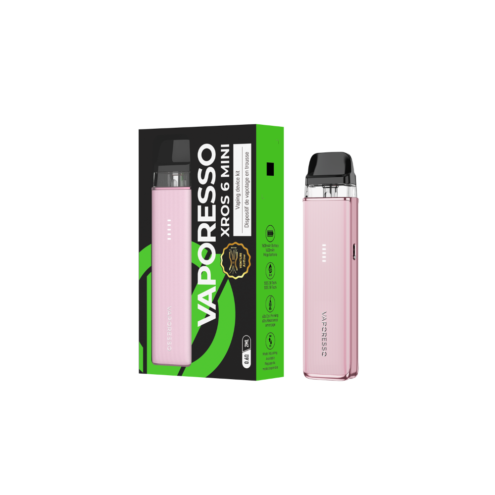 VAPORESSO XROS 6 MINI POD KIT [CRC] - JELLY PINK