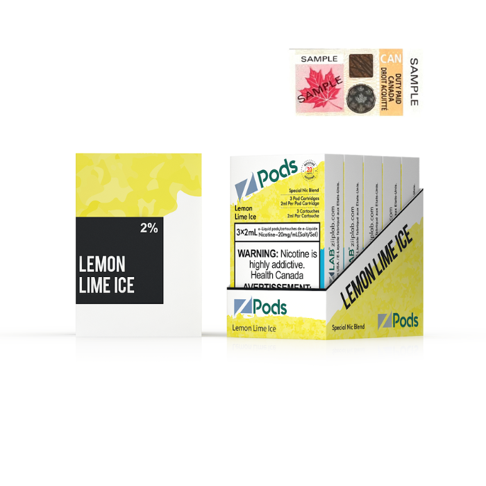 Z Pods (5pc/Carton) - Lemon Lime Ice