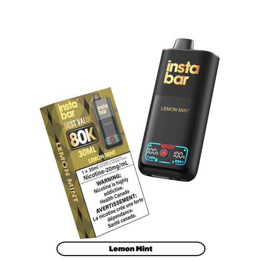 Insta Bar 80K - Lemon Mint (4pc/Carton) [Ontario]
