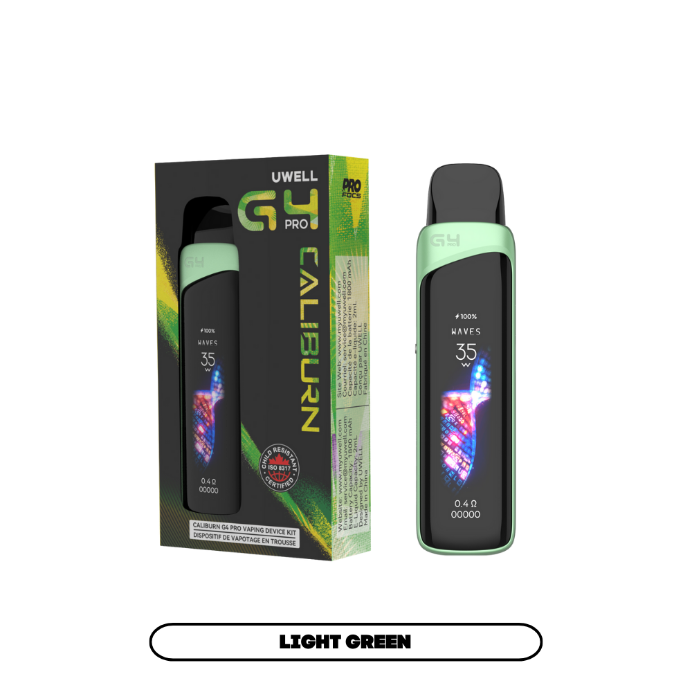 UWELL CALIBURN G4 PRO POD KIT [CRC] - LIGHT GREEN