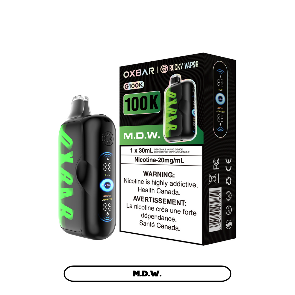 Rocky Vapor Oxbar G100K - M.D.W. (4pc/Carton) [Alberta]