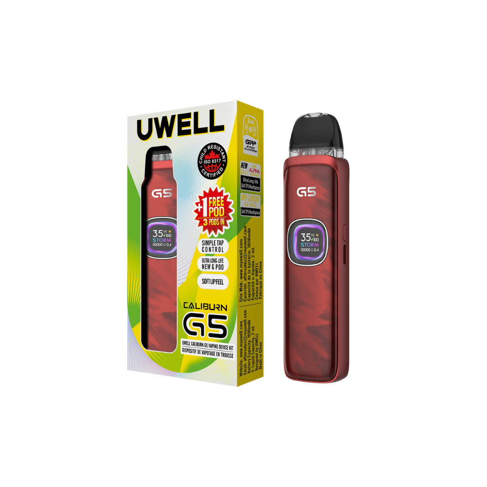UWELL CALIBURN G5 POD KIT [CRC] - MAPLE RED