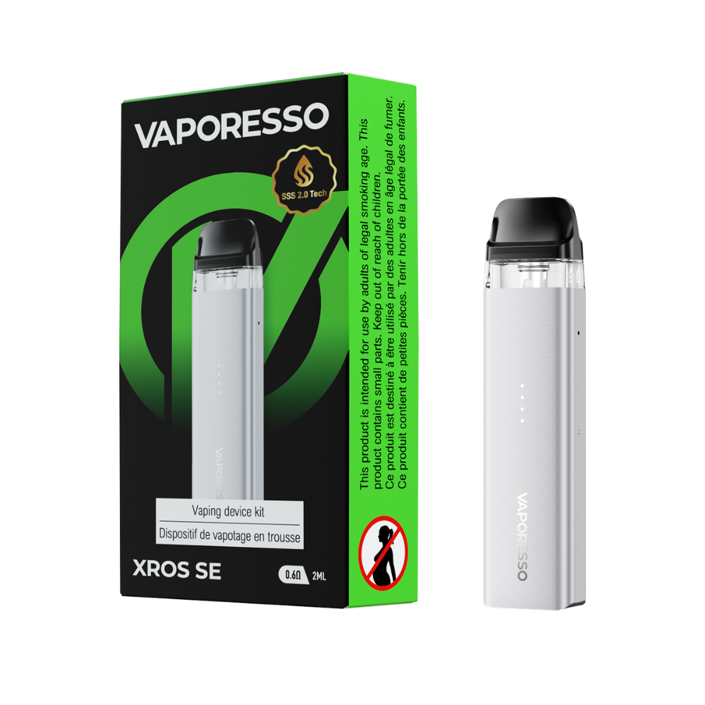 VAPORESSO XROS SE POD KIT [CRC] - MATTE SILVER