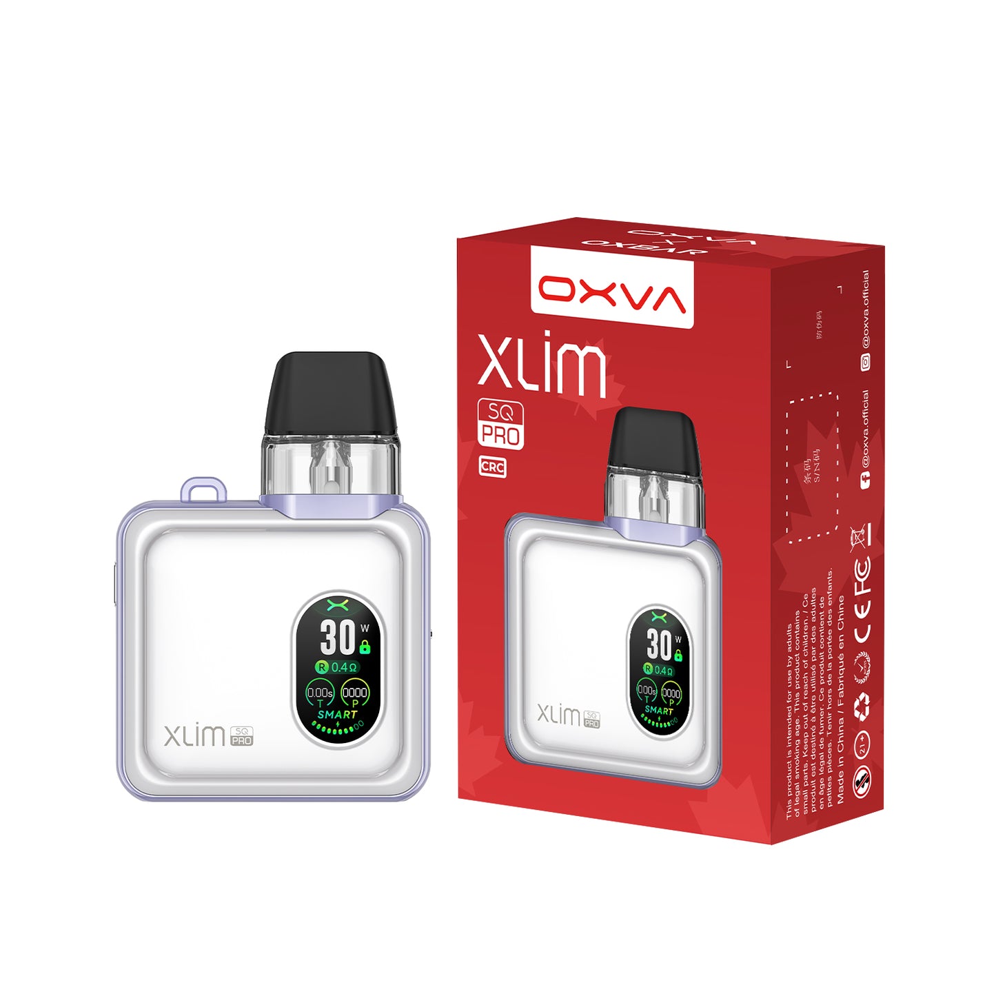 OXVA XLIM SQ PRO POD KIT [CRC] - Mauve White