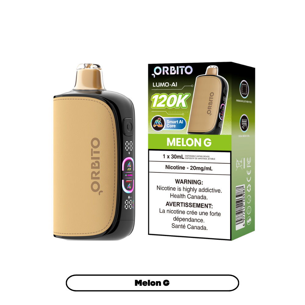 Orbito Lumo AI 120K (20mg) - Melon G (4pc/Carton) [Alberta]