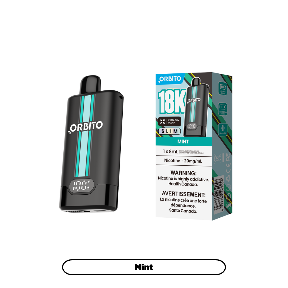 Orbito Slim 18K - Mint (4pc/Carton) [Alberta]