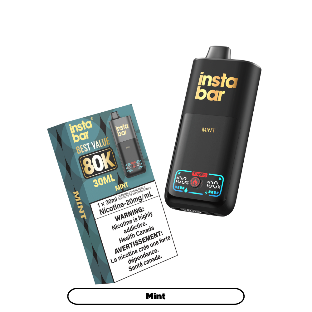 Insta Bar 80K - Mint (4pc/Carton) [Ontario]