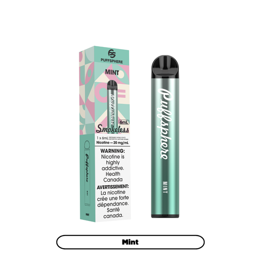 Puffsphere Smokeless - Mint (6pc/Carton) [Federal]