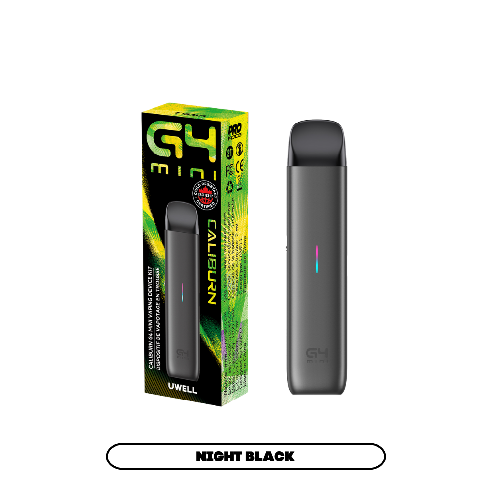 UWELL CALIBURN G4 MINI POD KIT [CRC] - NIGHT BLACK