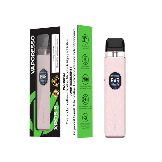 VAPORESSO XROS 5 POD KIT [CRC] - OPAL PINK