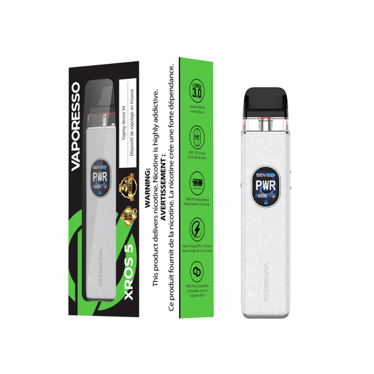 VAPORESSO XROS 5 POD KIT [CRC] - OPAL WHITE
