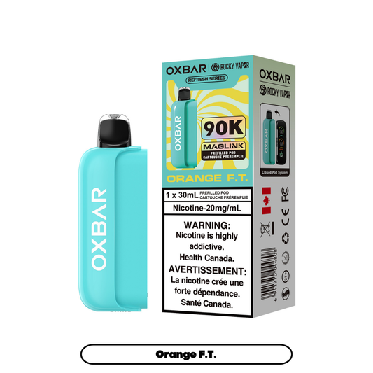 Rocky Vapor Oxbar Maglink - Refresh Series - Orange F.T. (4pc/Carton) [Alberta] {Prefilled Pods}