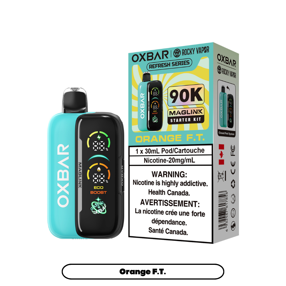 Rocky Vapor Oxbar Maglink - Refresh Series - Orange F.T. (4pc/Carton) [Federal] {Starter Kit}
