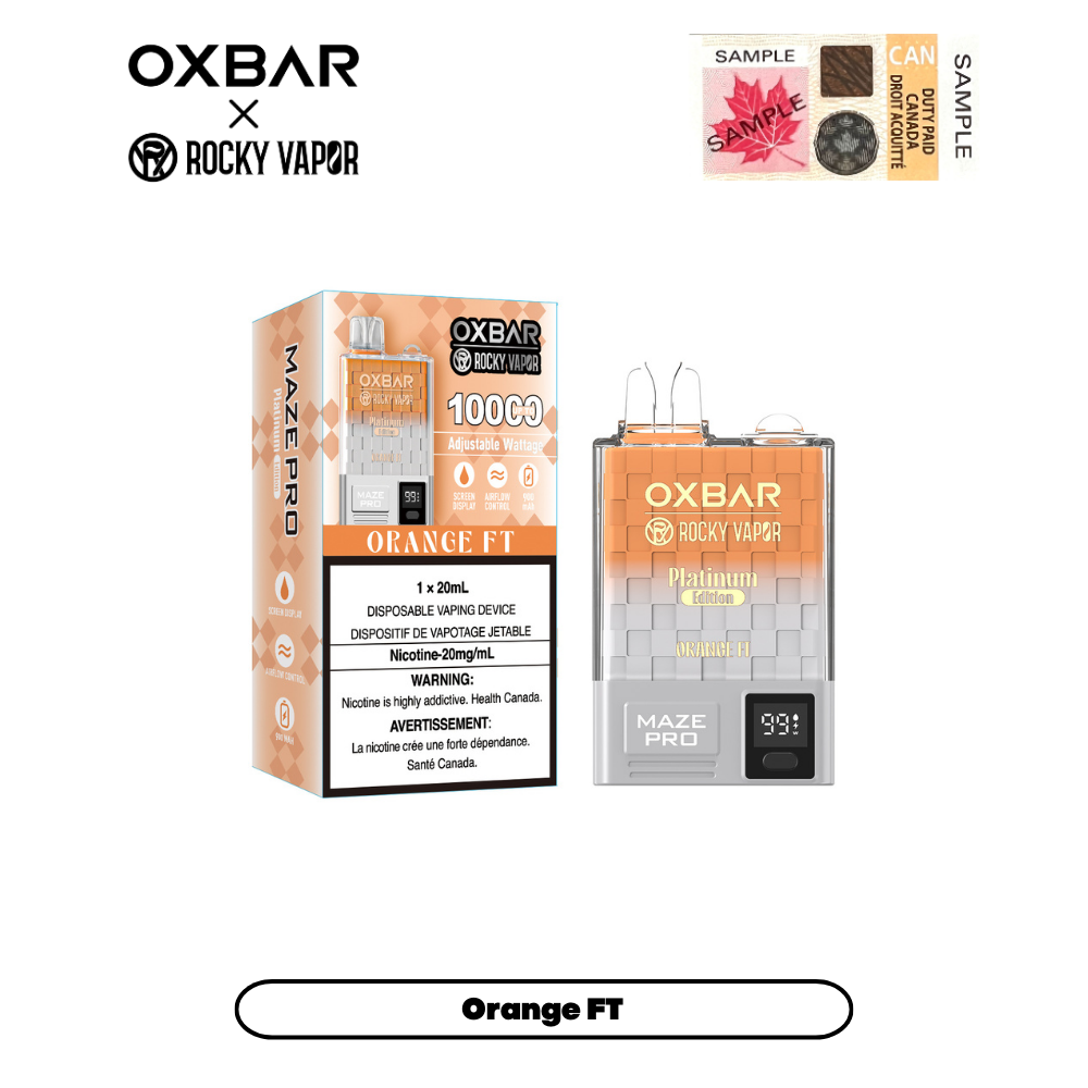 Rocky Vapor Oxbar Maze Pro - Orange FT