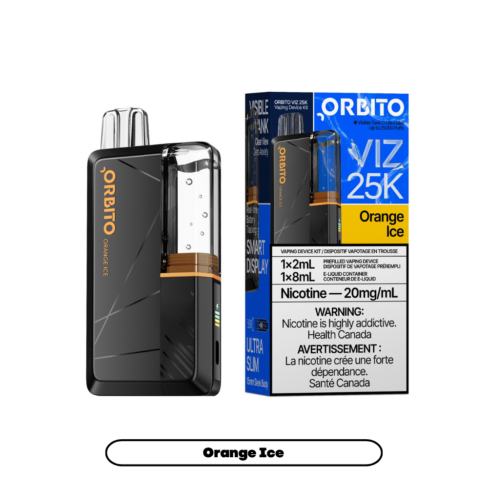 Orbito Viz 25K (2+8mL) - Orange Ice (5pc/Carton) [Federal]