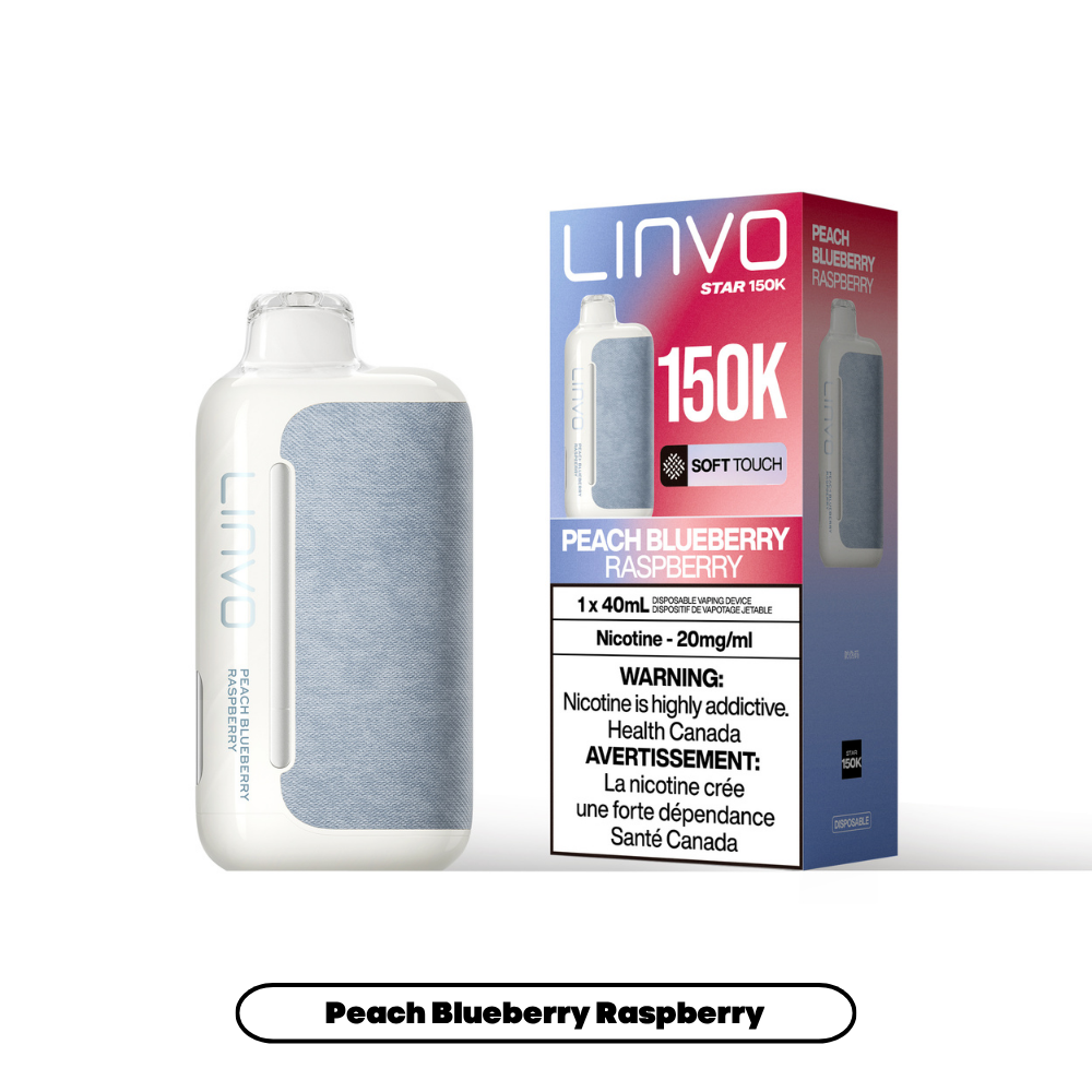 Linvo Star 150K - Peach Blueberry Raspberry (4pc/Carton) [Federal]