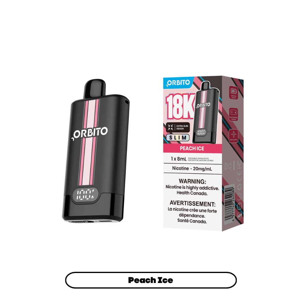 Orbito Slim 18K - Peach Ice (4pc/Carton) [Alberta]