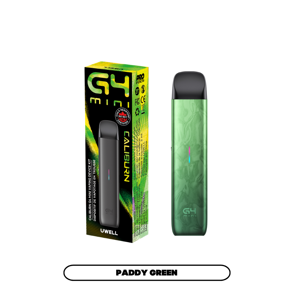 UWELL CALIBURN G4 MINI POD KIT [CRC] - PADDY GREEN