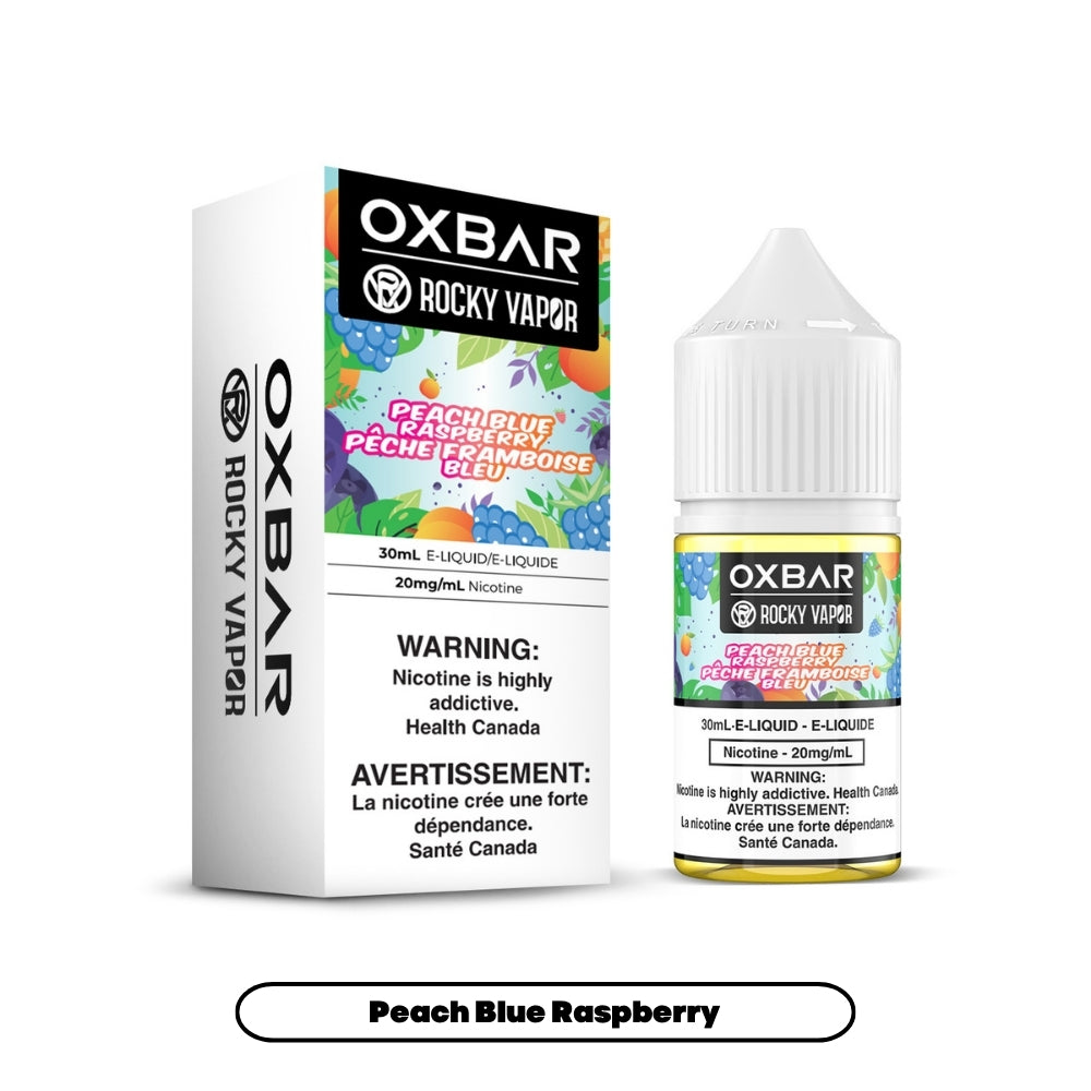 Rocky Vapor Oxbar E-liquids - Peach Blue Raspberry [Ontario]