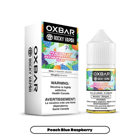 Rocky Vapor Oxbar E-liquids - Peach Blue Raspberry [Federal]