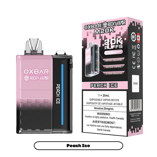 Rocky Vapor Oxbar M20K - Peach Ice (5pc/Carton) [Federal]