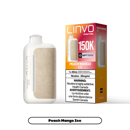 Linvo Star 150K - Peach Mango Ice (4pc/Carton) [Federal]