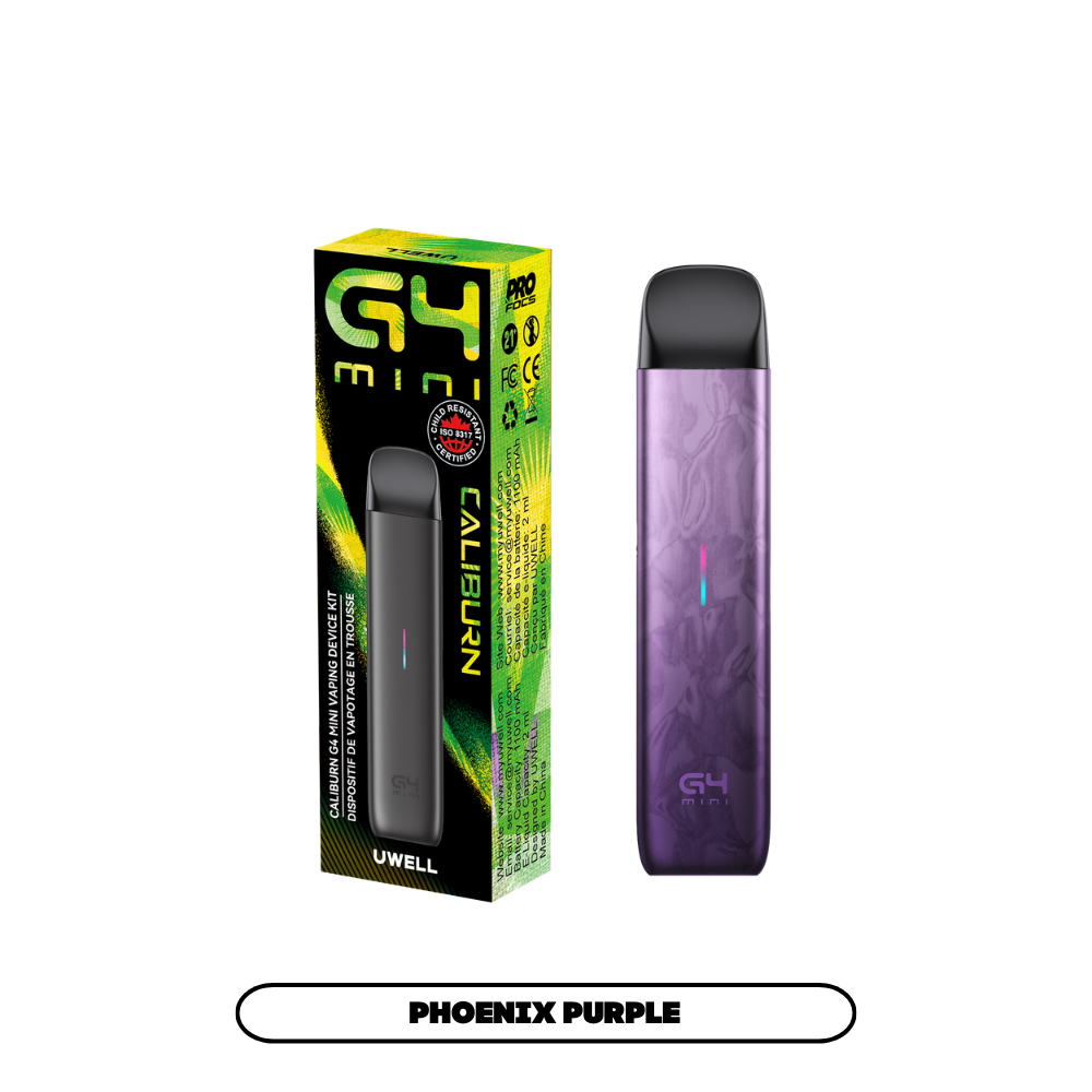 UWELL CALIBURN G4 MINI POD KIT [CRC] - PHOENIX PURPLE
