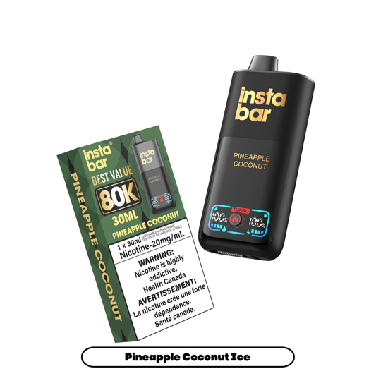 Insta Bar 80K - Pineapple Coconut Ice (4pc/Carton) [Ontario]
