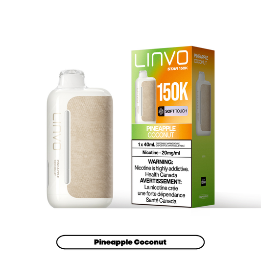 Linvo Star 150K - Pineaaple Coconut (4pc/Carton) [Federal]