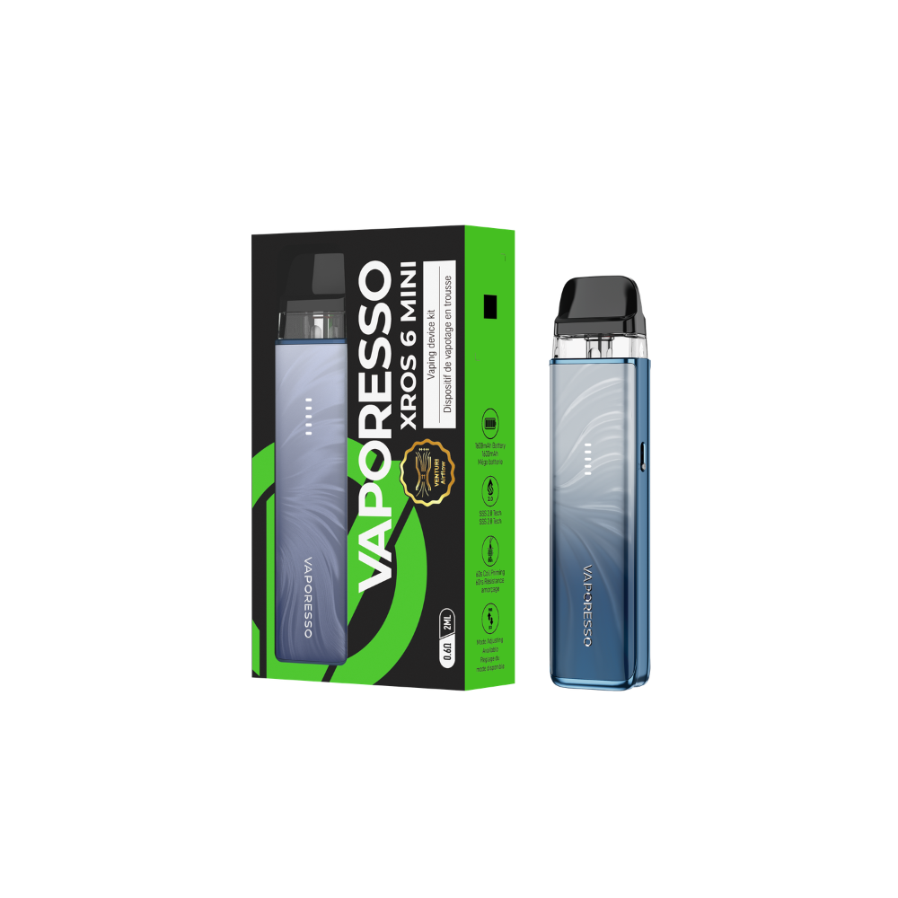 VAPORESSO XROS 6 MINI POD KIT [CRC] - PLUME BLUE
