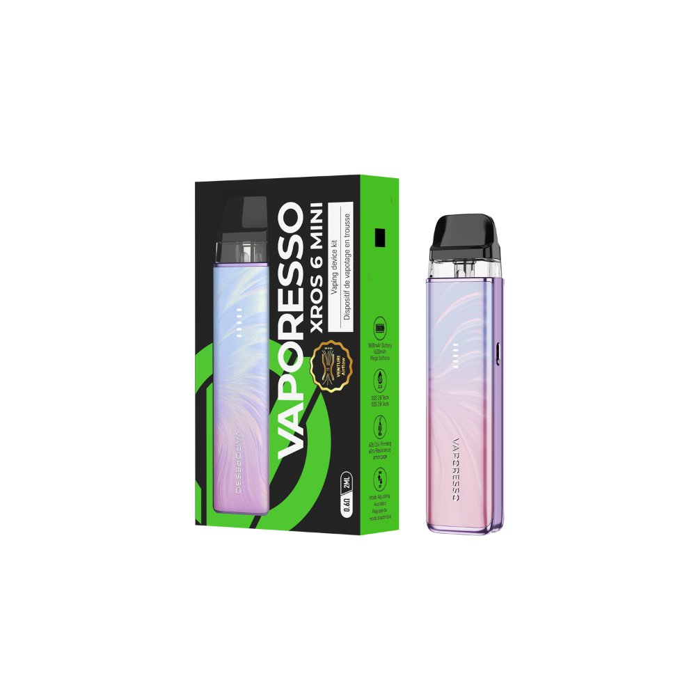 VAPORESSO XROS 6 MINI POD KIT [CRC] - PLUME PINK