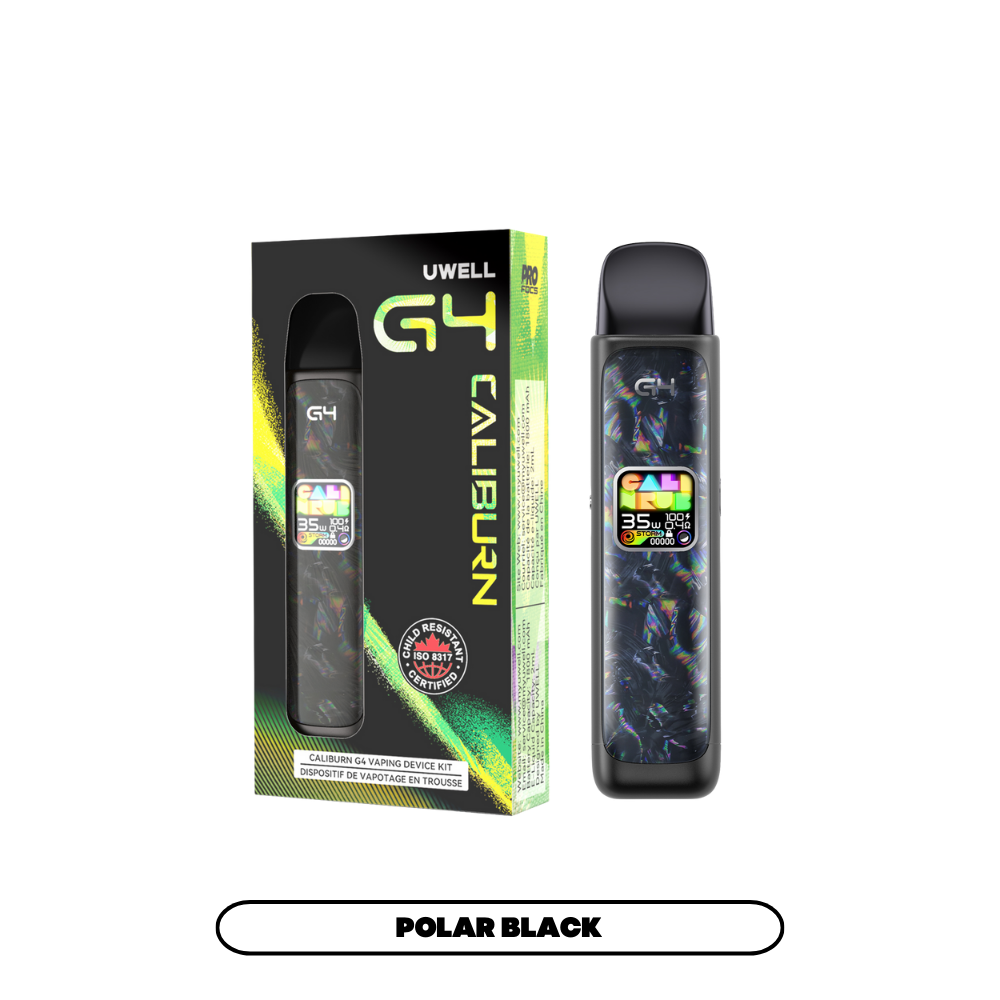 UWELL CALIBURN G4 POD KIT [CRC] - POLAR BLACK