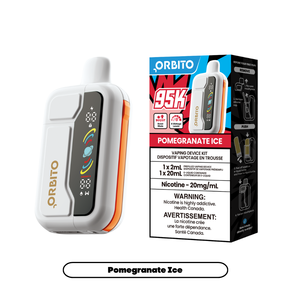 Orbito Sync 95K (2+20mL) - Pomegranate Ice (5pc/Carton) [Federal]
