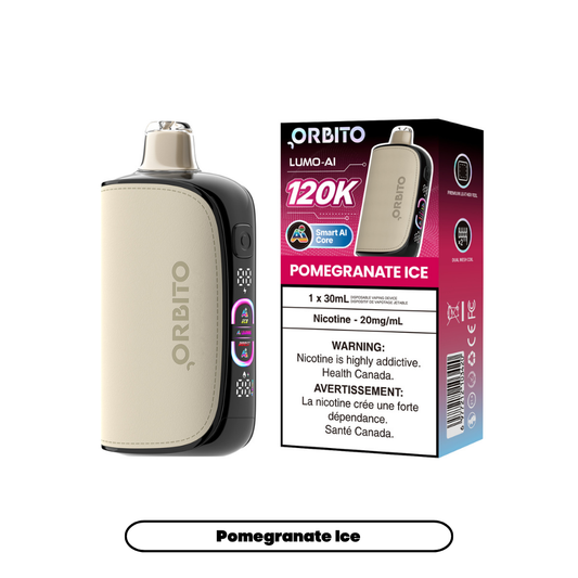 Orbito Lumo AI 120K (20mg) - Pomegranate lce (4pc/Carton) [Federal]