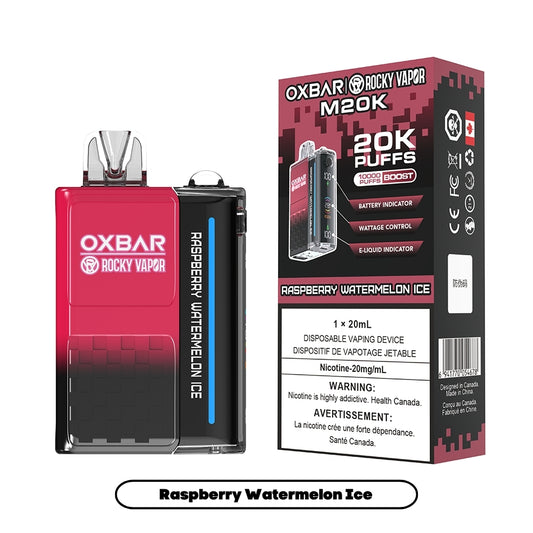 Rocky Vapor Oxbar M20K - Raspberry Watermelon Ice (5pc/Carton) [Federal]