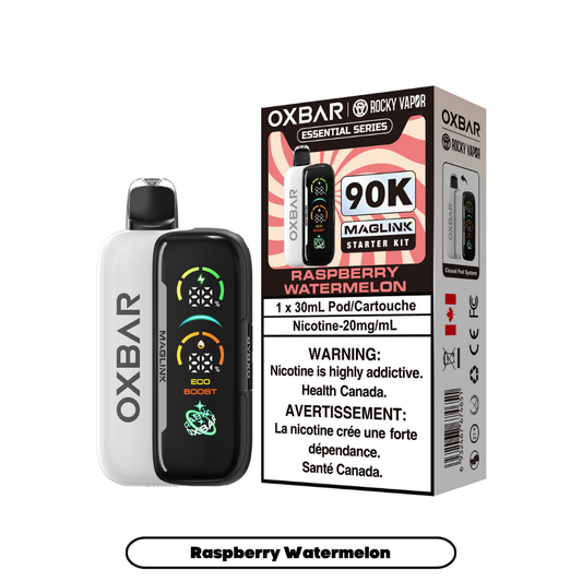 Rocky Vapor Oxbar Maglink - Essential Series - Raspberry Watermelon (4pc/Carton) [Federal] {Starter Kit}